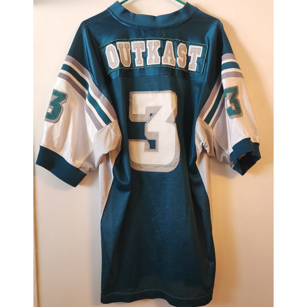 Vtg Outkast Clothing Co Andre 3000 Jersey Teal XL Hip Hop Y2K Streetwear Rare
